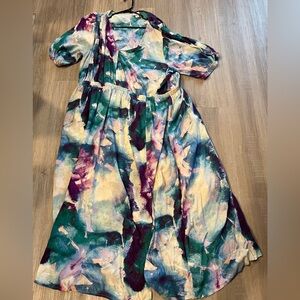 Colorful Abstract Maxi Dress